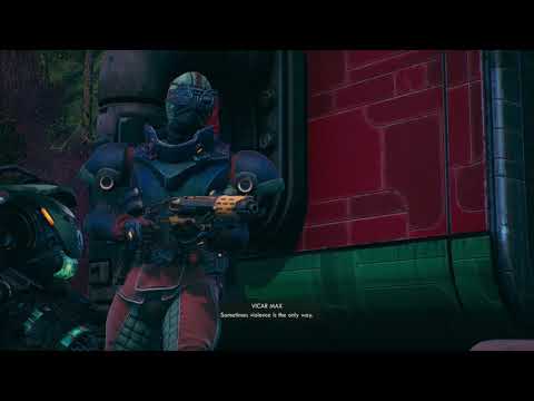 SAM & Vicar Max Slaying Raptidons (Leadership/Inspiration Build) | Outer Worlds [raenarchy - PS4]