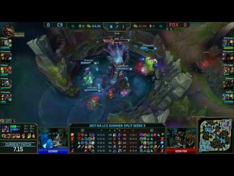 C9 vs FOX Highlights Game 1 NA LCS Summer 2017 Cloud9 vs Echo Fox by Onivia