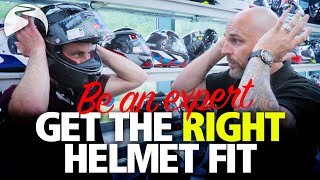 Get the RIGHT motorcycle helmet fit | How tight, what size, how to get a better fit