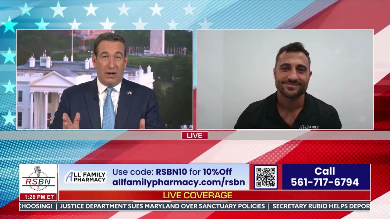 WATCH: Michael Kuenzler Owner of All Family Pharmacy Joins RSBN Live for an Interview - 7/13/26