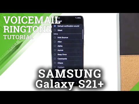 How to Change Voicemail Notification Sound in SAMSUNG Galaxy S21+ - Sound Settings