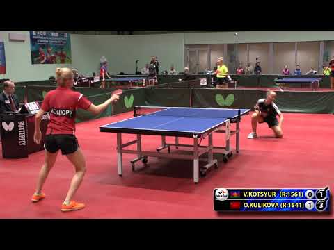 3.KOTSYUR  - KULIKOVA #MOSCOW #Championships #RUSSIAN #tabletennis #настольныйтеннис