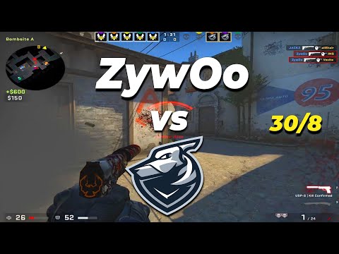 CSGO POV Vitality ZywOo (30/8) vs Grayhound (inferno) @ ESL Pro League Season 17