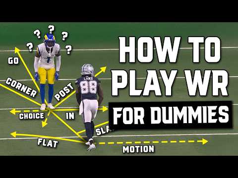 How to become an NFL Wide Receiver 