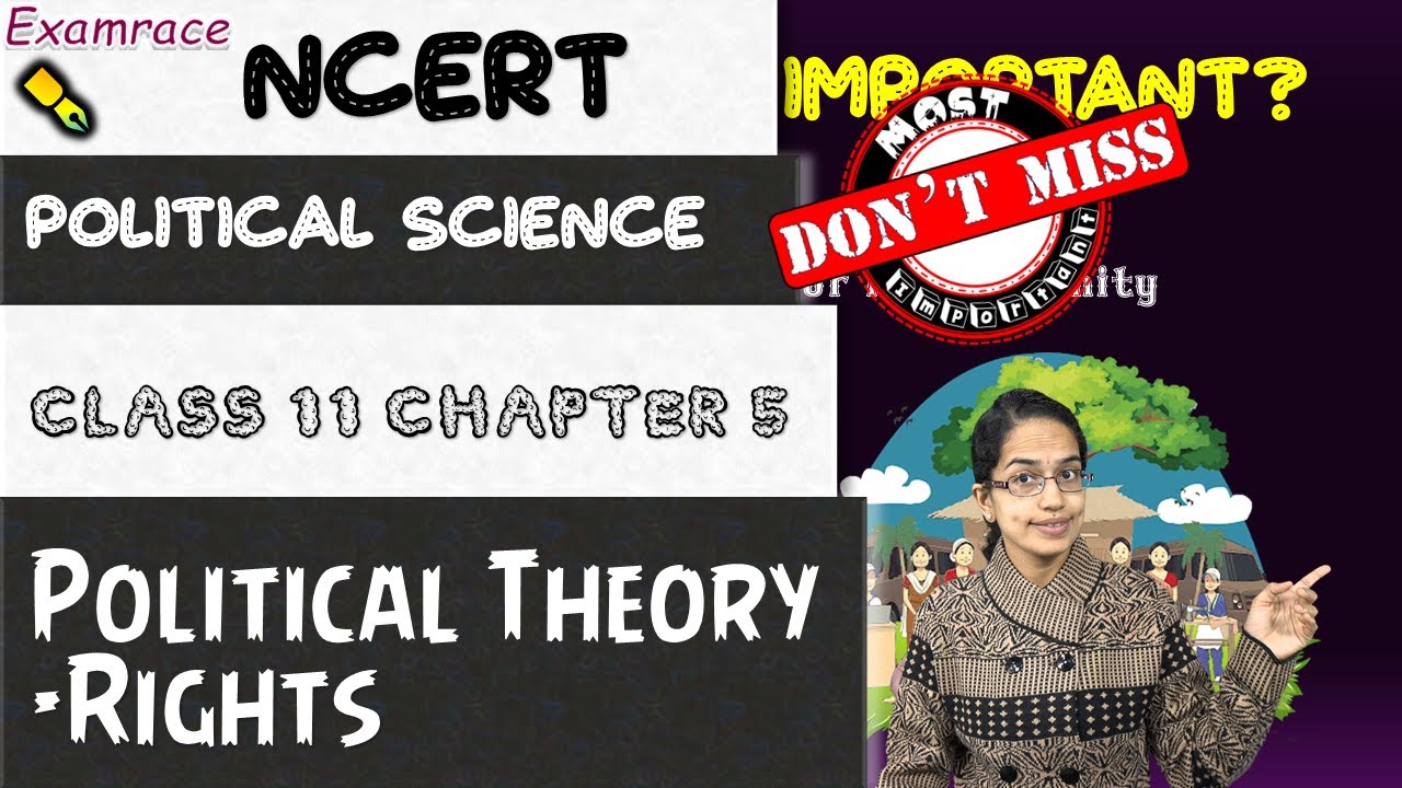 Political Theory: Rights | English | NCERT Class 11 Political Science Chapter 5