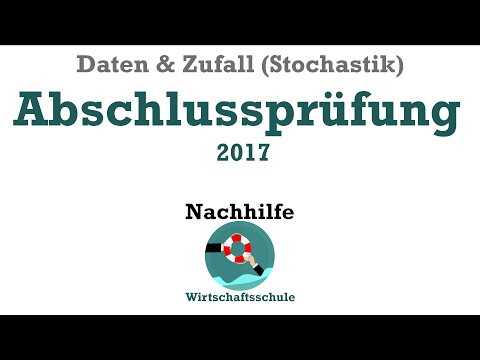 Daten & Zufall: Abschlussprüfung 2017 LP Plus