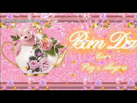 Mensagem de Bom Dia! Deus cuida de você nos minimos detalhes, confie." Vídeo de Bom Dia.