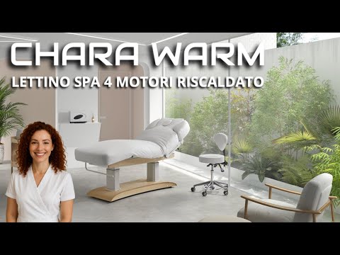 Chara Warm lettino spa 4 motori massaggi riscaldato