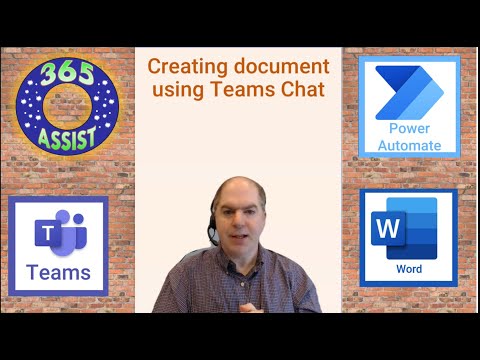 How to create an MS Word Template using Microsoft Teams Chat in Power Automate