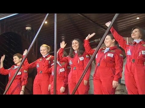 Russia: All-female space crew emerge from moon mission experiment
