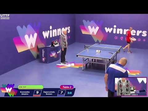 Winners League  27.08.21 Kuzmenko Dmytro - Zaporozhets Roman 11:30