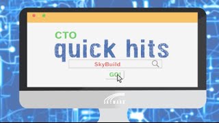 Quick Hits for CTOs: SkyBuild