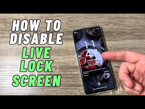How to Disable LIVE LOCK SCREEN on Motorola