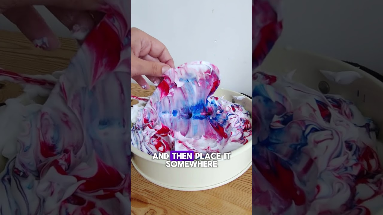 Shaving Foam Art | Rainy Day Crafts