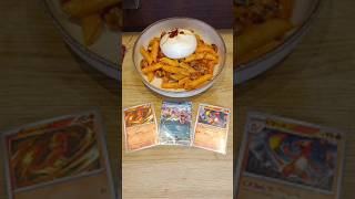 Makaron inspirowany Charizardem  🔥🍝  #pokemon#gotowanie #shorts #charizard