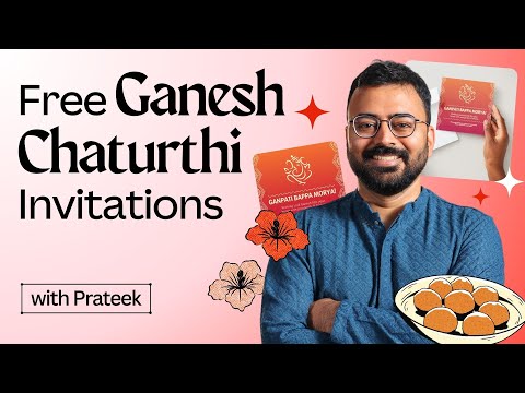 Create Free Vibrant Ganesh Chaturthi Invitations for Family Events