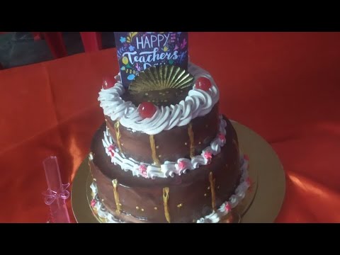 truffles cake with black forest cake