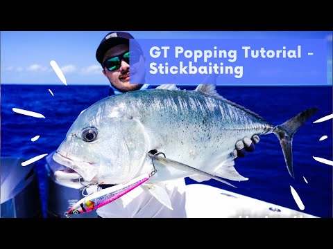 GT Popping tutorial Part 4, how to work a stickbait!