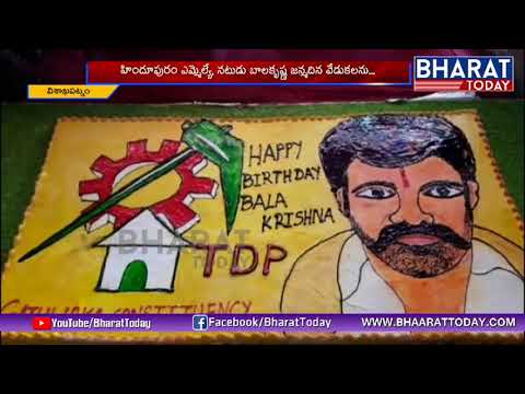 Big Cake For MLA Balakrishna Birthday | Balakrishna Birthday Celebrations 2018 @ Hindupur