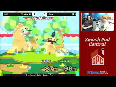 SPC 184 SSBM Grand Finals - Yingling (Falco/Fox) vs Cubs (Jigglypuff)