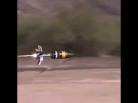 Missile Creating shock wave in slow motion