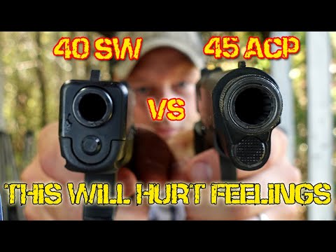 40 S&W vs 45 ACP Which one is more powerful?