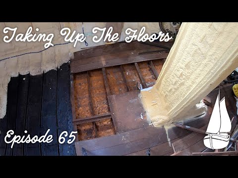 #65 Taking Up The Floors (Plus River Trip) - Dutch Barge Home