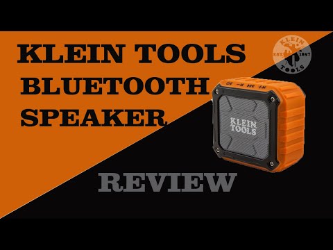📻  Klein Tools Bluetooth Speaker