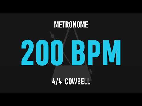 200 BPM 4/4 - Best Metronome (Cowbell)
