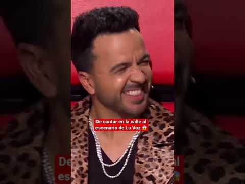 Artista callejera sorprende a Luis Fonsi en La Voz | #LaVozGlobal #Shorts