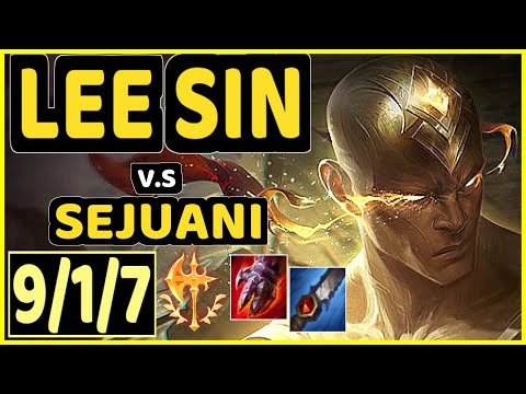 KADIR (LEE SIN) vs SEJUANI - 9/1/7 KDA JUNGLE CHALLENGER GAMEPLAY - EUW