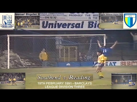 SOUTHEND FC V READING FC - 1-2 - 19TH FEBRUARY 1991 - BARCLAYS  DIVISION THREE