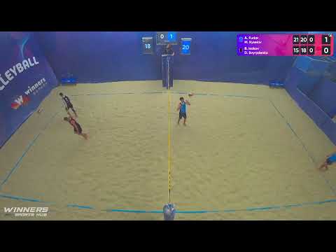 14:35 A.Fudar / M.Kyselov - B.Isakov / D.Svyrydenko | Winners Beach Volleyball