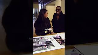 When Kim &amp; Kanye first met eachother after a while #thekardashians #kimkardashian