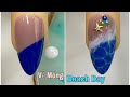 Easy Ocean Nails Art For Beginner 💖Vẽ Móng 💅 New Nails Design 💝 New Nails