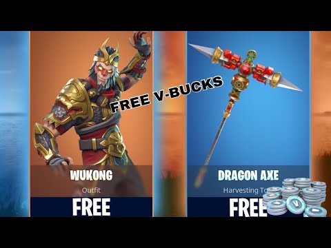 *OLD SKINS IS BACK* IN (Fortnite Battle Royale) WUKONG SKIN WITH DOPE GLIDER + FREE VBUCKS READ DESC