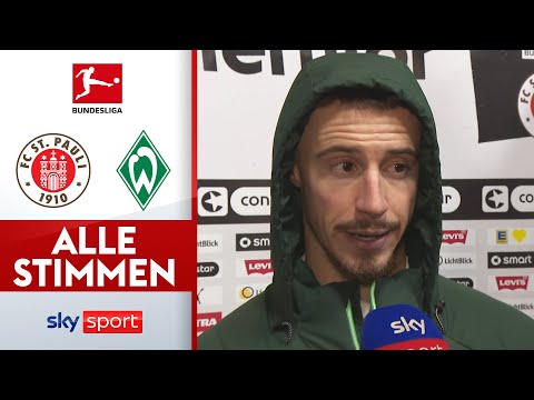 „Heute bin ich schon sehr sprachlos“ | FC St. Pauli - SV Werder Bremen | Bundesliga Interviews