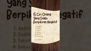 Download lagu Ciri Orang yang Selalu Berpikiran Negatif #katakatamotivasipenyemangathidup mp3