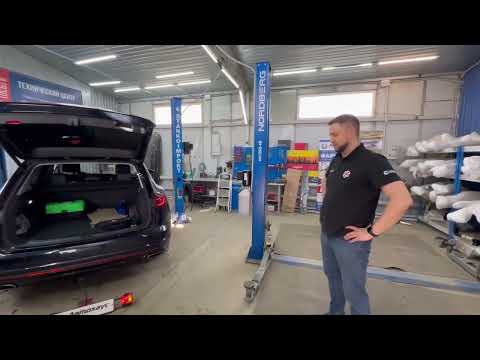 Установка быстросъемного фаркопа на VW Touareg 2018+