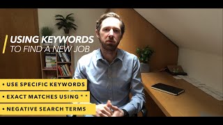 Using keywords to find a new job