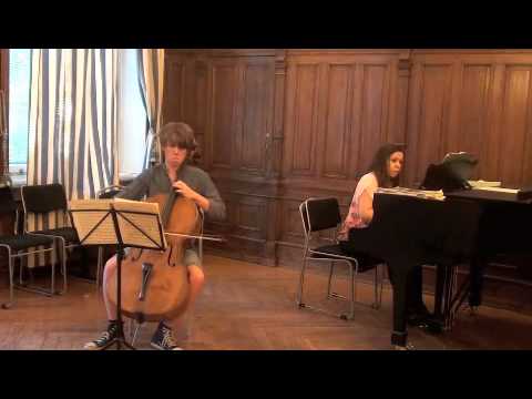 Daniel Thorell plays J. Brahms: Cellosonata no 2 in F-major, mvt III