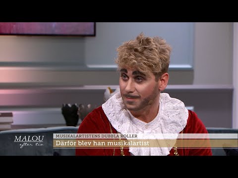 Musikalartistens dubbla roller: "Vill skapa en ny bild av Kapten Krok" - Malou Efter tio (TV4)