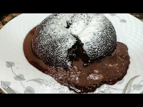 مولتن كيك(لافا كيك)بدون شكولاتة سهلة وسريعة واقتصادية ونتيجة ررررروووعه💯👍