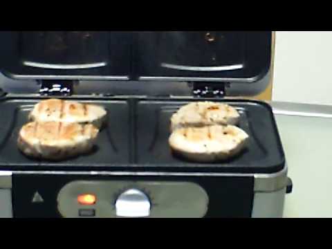Test MPM Waffle- and Sandwichmaker as grill - great result!