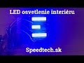 LED podsvetlenie vnútorné 12V - ambientné modré / 4x svetlo - Video Youtube