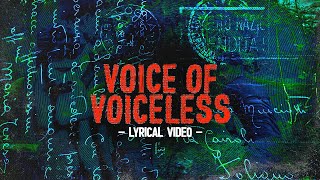  Voice of voiceless  (Official Lyrical Video) - Ve