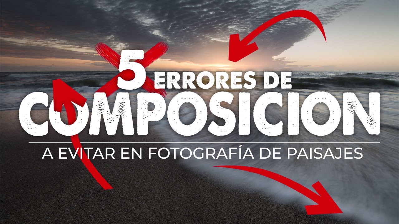 5 errores de COMPOSICIÓN a evitar en fotografía de PAISAJES ❌