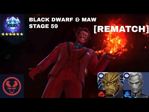 BLACK DWARF & MAW WBL+ Stage 59 REMATCH | Mephisto (Brilliant Competition) - Marvel Future Fight