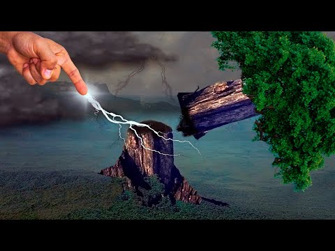Why did Jehovah destroy all the giant trees on Earth?