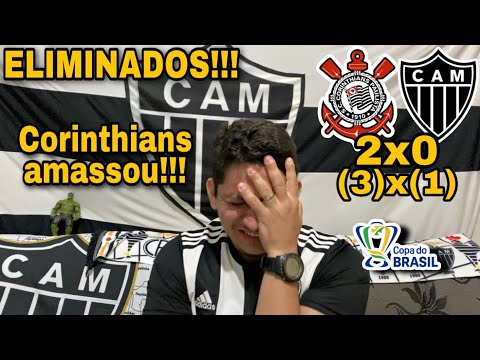 TIME VERGONHOSO!!! 🤬 Corinthians 2(3)x(1)0 Atlético-MG - Copa do Brasil 2023